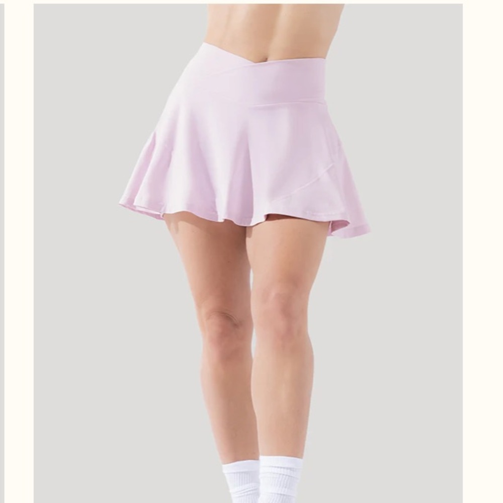 Women's Light Pink Twirl Skirt/Skort